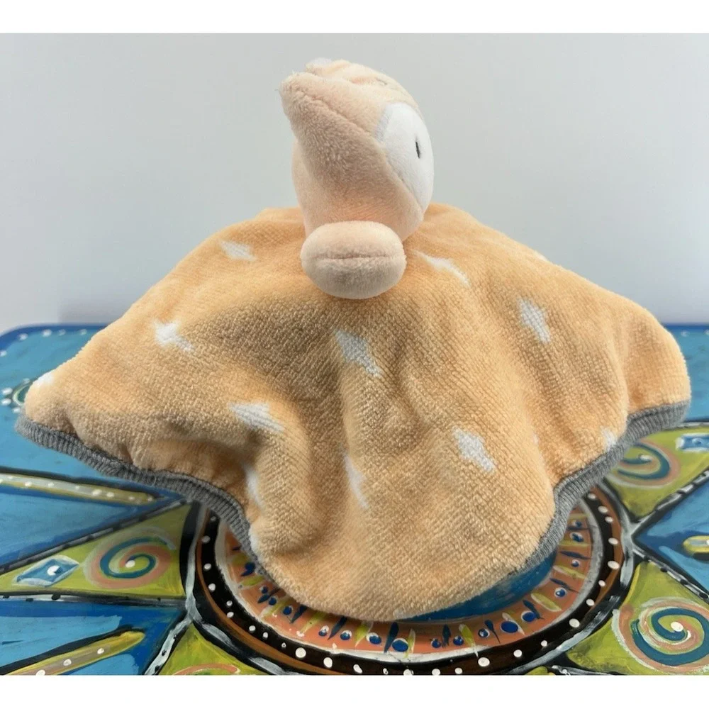 Cloud Island Orange FOX Washcloth Terry Cloth Lovey Security Blanket Target